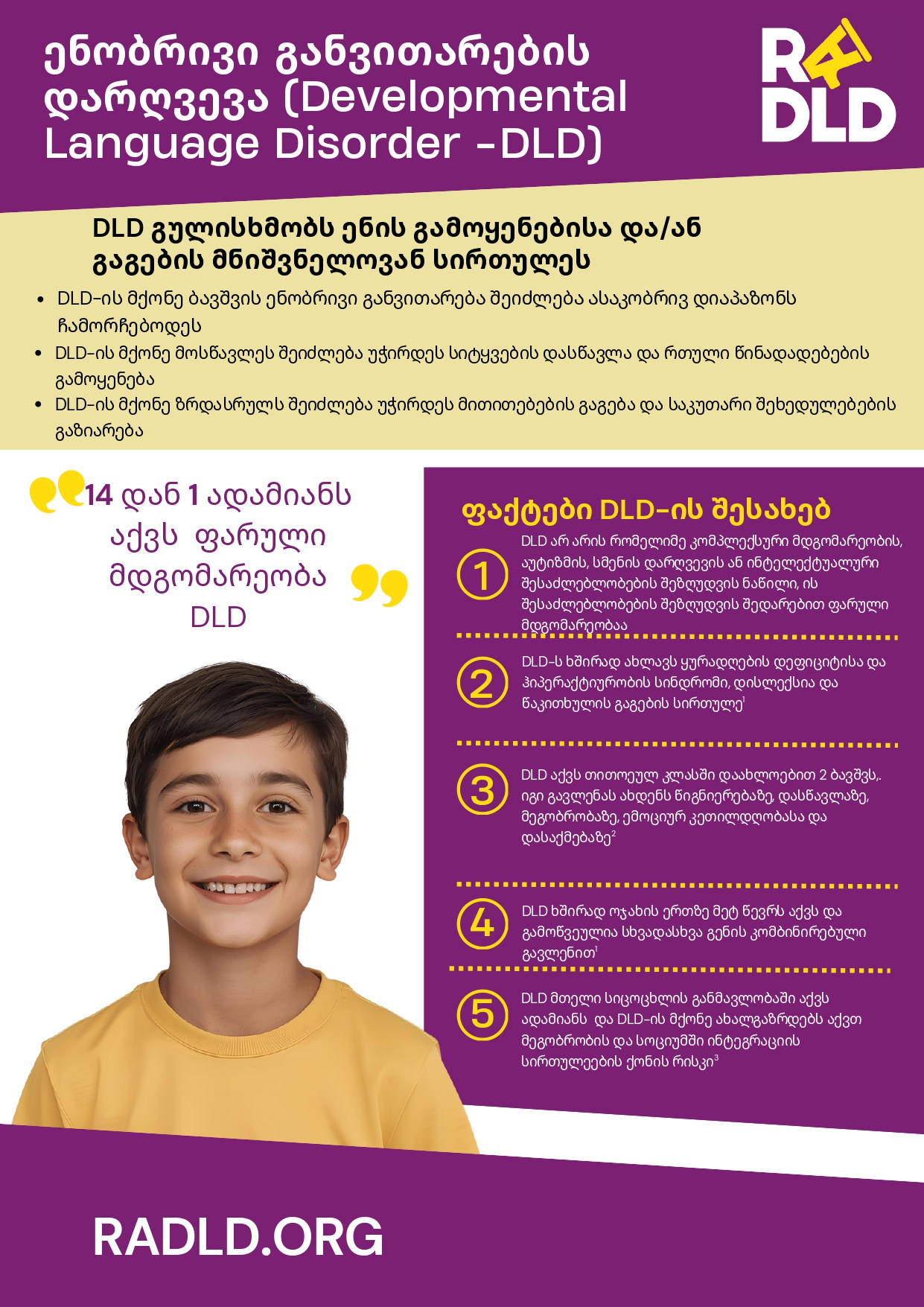 ენობრივი განვითარების დარღვევის ინფორმირების ამაღლების მსოფლიო დღე